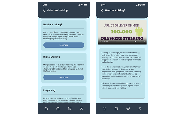 Screenshots of the added knowledge center for Skytsengel.